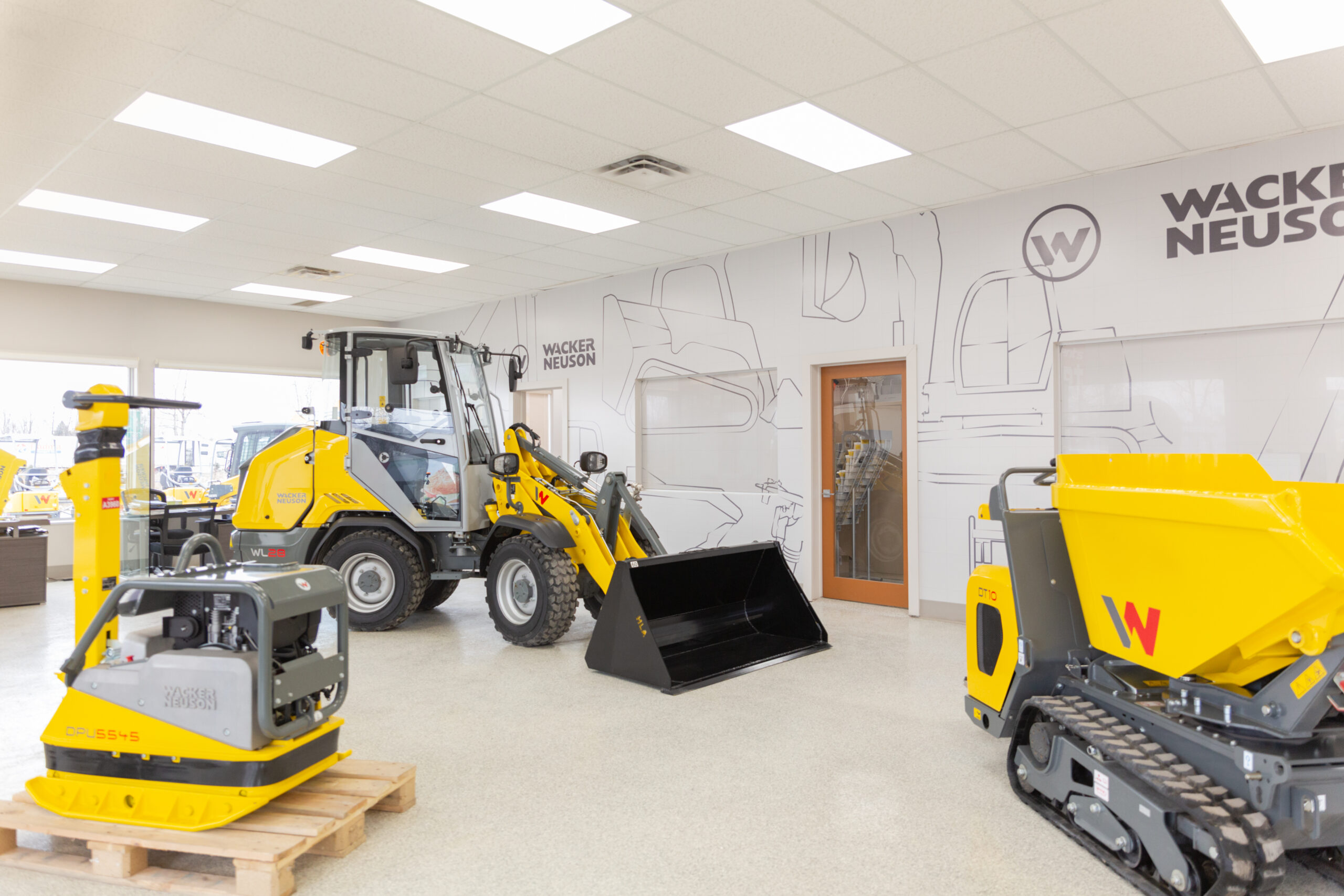 Photo d'équipements Wacker Neuson pour l'article sur comment maximiser ses équipements de construction et d'excavation